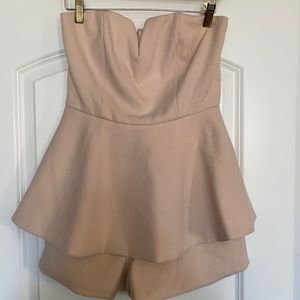 Cute Bare Shoulder Romper